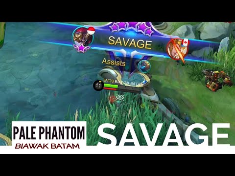 Hanzo Epic SAVAGE × Pale Phantom Hanzo Gameplay By EVOS BIAWAK BATAM × MLBB