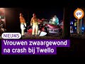 Fietsers vinden drie zwaargewonde vrouwen in gecrashte auto