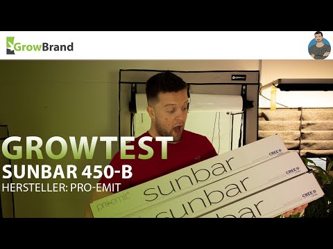 Sunbar 450-B - pro-emit || Growtest von Growbrand