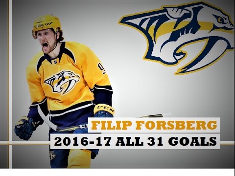 Filip Forsberg (#9) ● ALL 31 Goals 2016-17 Season (HD)