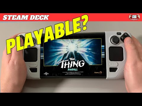Pinball M on the Steam Deck - Is it Playable? The Thing Table Review!