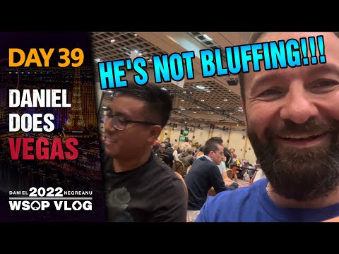 HE'S NOT BLUFFING!!! Plus CHAINSAW Drama - 2022 WSOP Poker Vlog Day 39