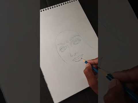 sridevi drawing 💐💐#sketch #shots #youtubeshorts #trending #art #sridevi