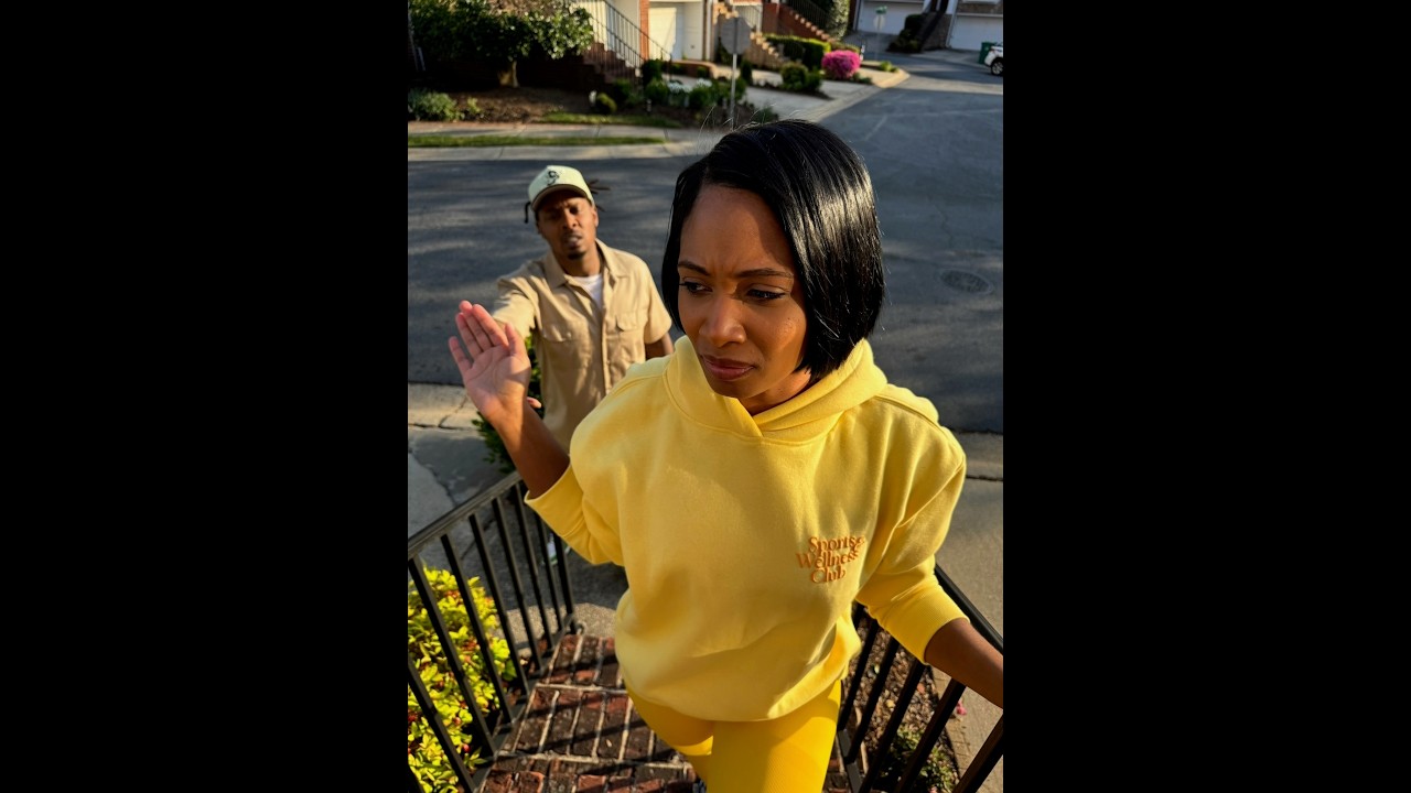 When Aisha tells D to go make things work with his new kid and get the hell off her property!