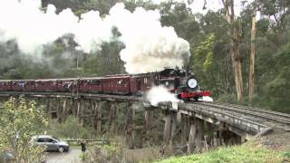 Australian Steam Trains Puffing Billy Railway Belgrave To