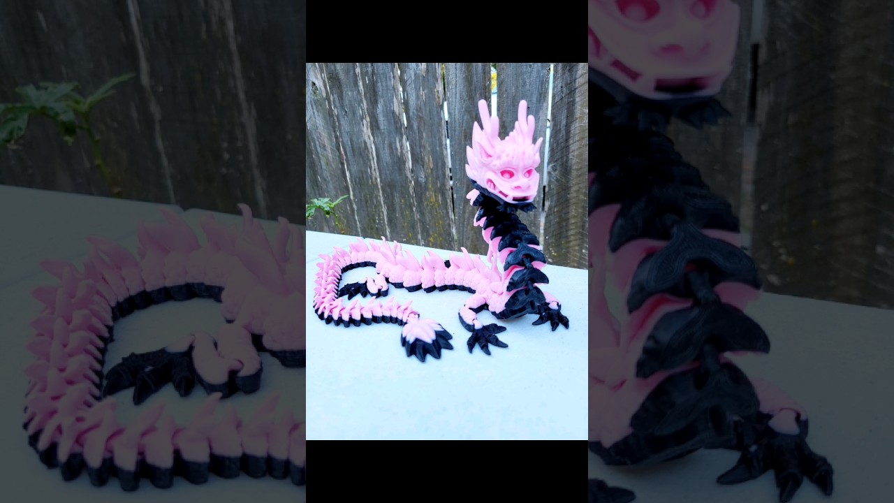 Flexi Imperial Dragon 🐉 3D Printed Sensory Toy