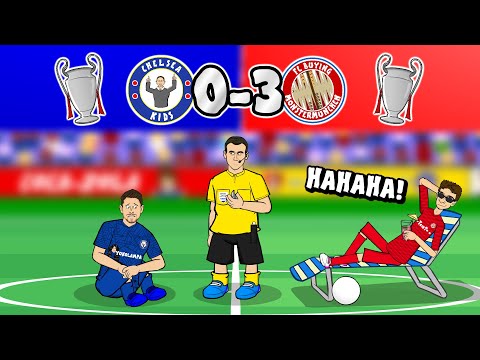 🤣BAYERN BATTER CHELSEA! 0-3🤣 (Champions League 2020 Last 16 Bayern Munich Parody Goals Highlights)