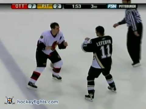 Wade Redden vs Guillaume Lefebvre