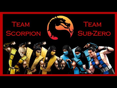 Team Scorpion vs Sub-Zero (MK1 - MK3) All Trilogy versions collide in Mortal Kombat Chaotic New Era