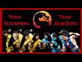 Team Scorpion Vs Sub Zero MK1 MK3 All Trilogy Versions Collide In Mortal Kombat Chaotic New Era