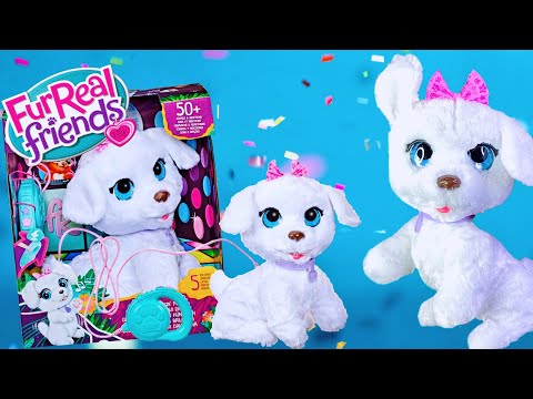 FurReal FUR REAL GoGo interaktyvus pliušinis Šuniukas video