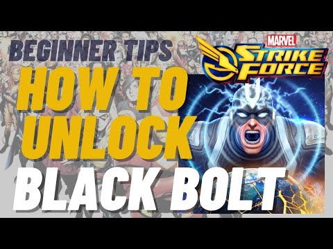 Unlock BLACK BOLT in Marvel Strike Force | MSF Beginner Tips