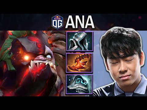 OG.ANA PUDGE WITH ETERNAL SHROUD & OVERWHELMING BLINK - DOTA 2 PRO GAMEPLAY
