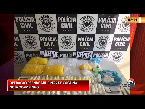 Operação da Polícia Civil apreende Mil pinos de Cocaína no Mocambinho 09 12 2020