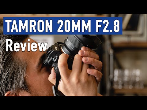 Tamron 20mm F2.8 Di III OSD M 1:2 Wide-Angle Prime Lens for Sony E Full-Frame Mirrorless Cameras, Half Macro Close-Focusing + 64GB Memory Card + Lens Filter Kit + Flexible Tripod (8pc Bundle) video review thumbnail