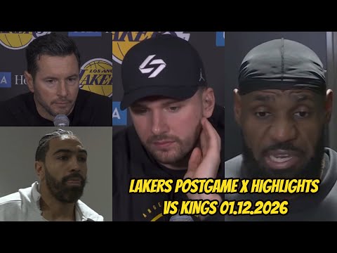 Lakers vs Kings | Postgame Interviews x Highlights: January 12, 2026