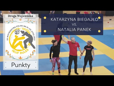 Katarzyna BIEGAJŁO vs Natalia PANEK - Brązowy 66,5 kg | XII Mistrzostwa Polski BJJ No-Gi 2022