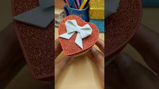 ♥️ Heart Gift Box 🎁 #art #diy #shortsfeed #trending #viral #shorts #youtubeshorts #gift #ideas #easy