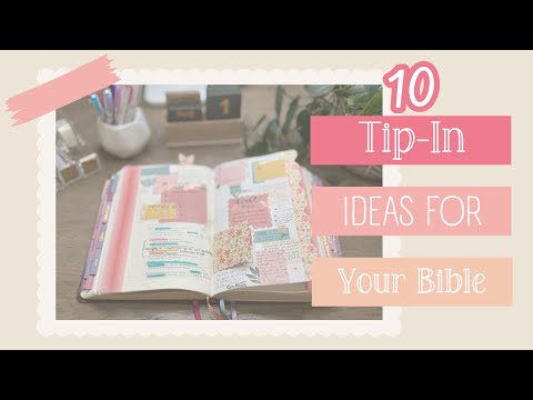 10 Einsteckideen für Ihre Bibel, die Sie noch heute umsetzen können!