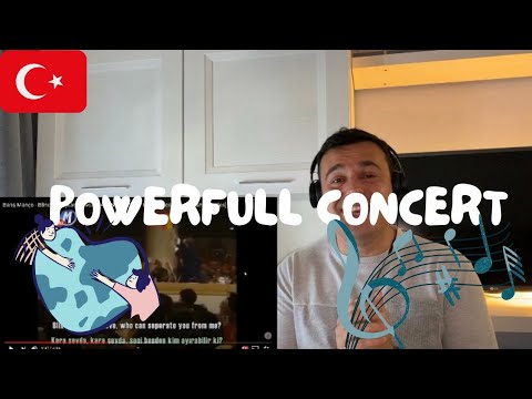 Italian Reaction to Barış Manço - Blind Love (Kara Sevda) JAPAN CONCERT 1991 / Love Bariş Manço  ❤