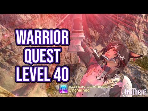 FFXIV 2.1 0186 Warrior Quest Level 40