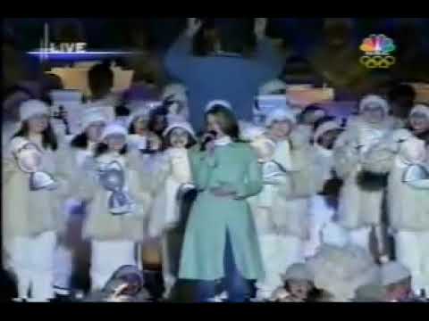 Feb.8,2002 LeAnn Rimes Intro To Her Singing Light The Fire Within-Winter Olympics In Salt Lake City.