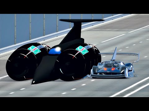 Aston Martin Black Nightmare vs SSC Thrust - Drag Race 20 KM