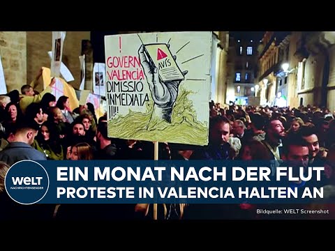 VALENCIA: "Ihr habt uns allein gelassen!" - Zehntausende fordern Rücktritt der Regionalregierung