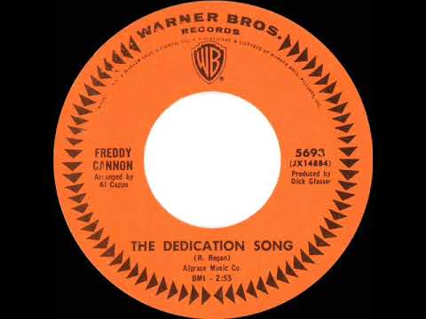 1966 HITS ARCHIVE: The Dedication Song - Freddy Cannon (mono 45)