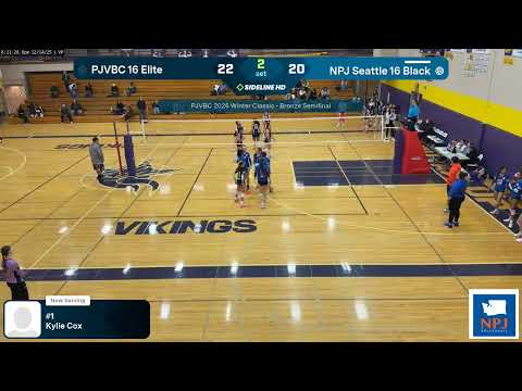 NPJ Seattle 16 Black vs. PJVBC 16 Elite (2025.12.14)