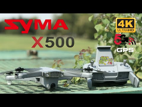 Syma X500 4K UHD 5G WiFi FPV GPS Drone | How To Setup & Flight Test