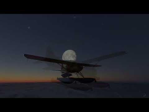 Landing inside the soviet nuclear test crater in Novaya Zemlya (MSFS)