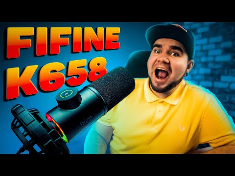 Студийный динамический USB-микрофон FIFINE K658