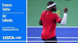 Frances Tiafoe vs. Jiri Lehecka Highlights | 2025 Davis Cup