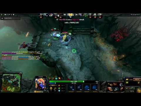 Pro Dendi Tinker Dota 2 Gameplay