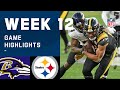 Ravens vs. Steelers Week 12 Highlights | NFL 2020