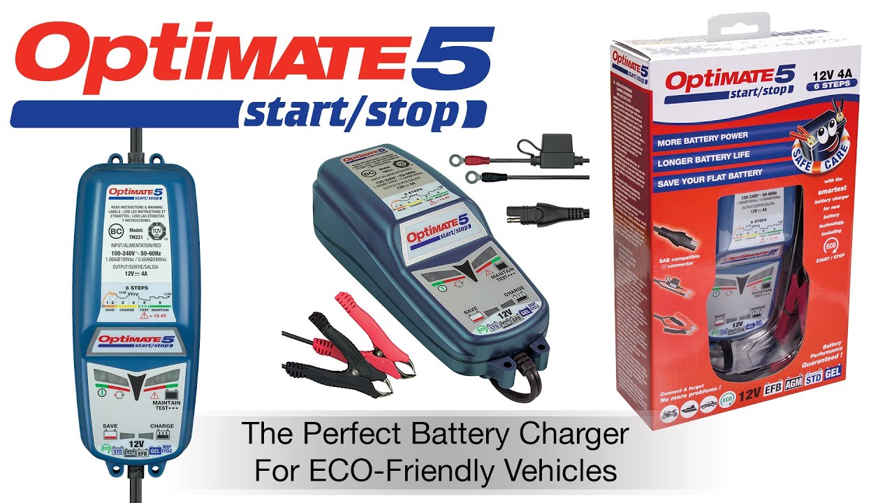 TecMate OptiMate 5 Battery Optimiser Video