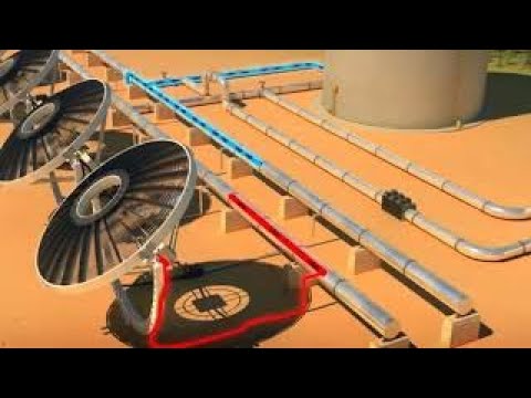 Concentrated Solar Power Plant with Energy Storage System