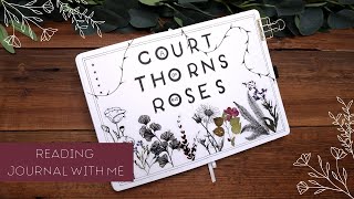 Reading Journal with Me / A Court of Thorns and Roses Reading Journal / Book Journal / Music Only
