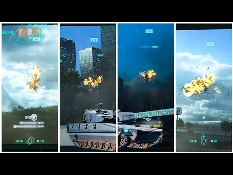 Battlefield 2042 - NEW RAILGUN TANK AA Compilation!