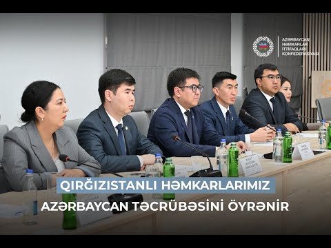 Qırğızıstanlı həmkarlar Azərbaycan təcrübəsini öyrənir