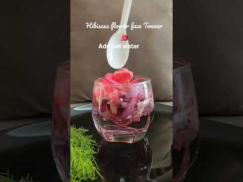 Hibiscus face Tonner good for your skin #viral #ytshorts