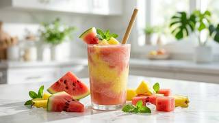 How To Make The Perfect Pineapple Watermelon Smoothie