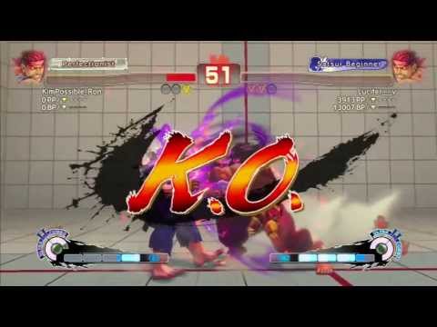 KimPossible_Ron (Evil Ryu) vs Lucifer___v (Evil Ryu) #1
