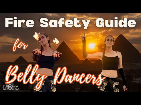 Fire Spinning Safety Guide for Belly Dancing with Palm Torches 🔥💃🔥 Flow Arts Tutorial