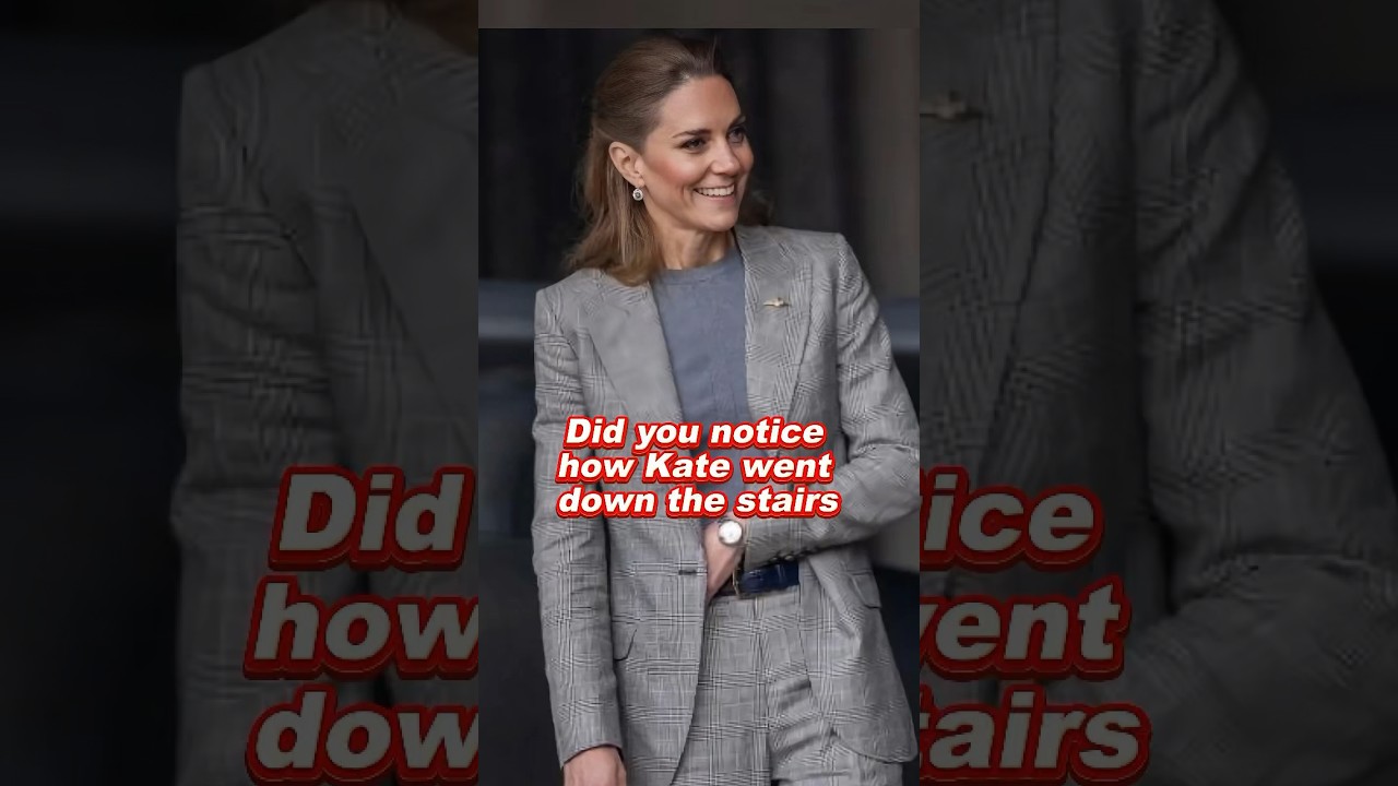 케이트가 계단을 내려가는 걸 보셨나요? #fyp #foryou #royal #kate