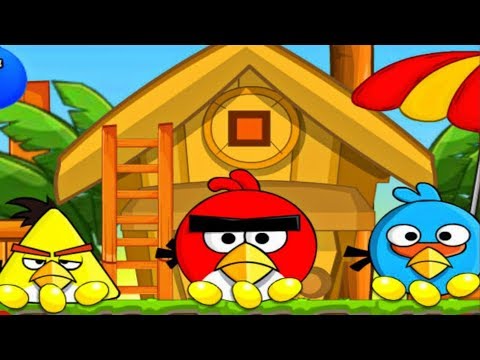 Angry Birds Come Back To Nest Skill Game Walkthrough All Levels 1-54 Video