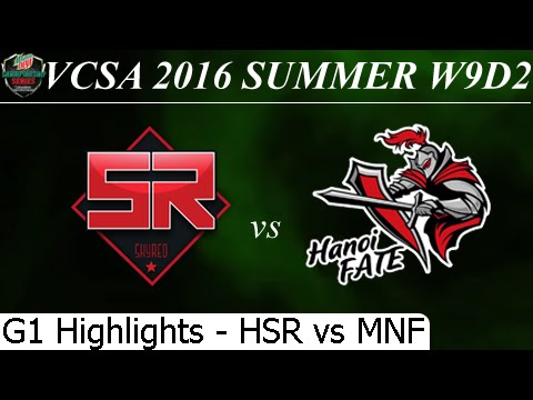 HSR vs MNF Game 1 Highlights 16/07/2016 VCSA Summer 2016 W9D2M1 Hanoi Skyred BanhmiMinhNhat Fate