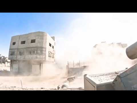 merkava liquidates Squad of terrorists in gaza