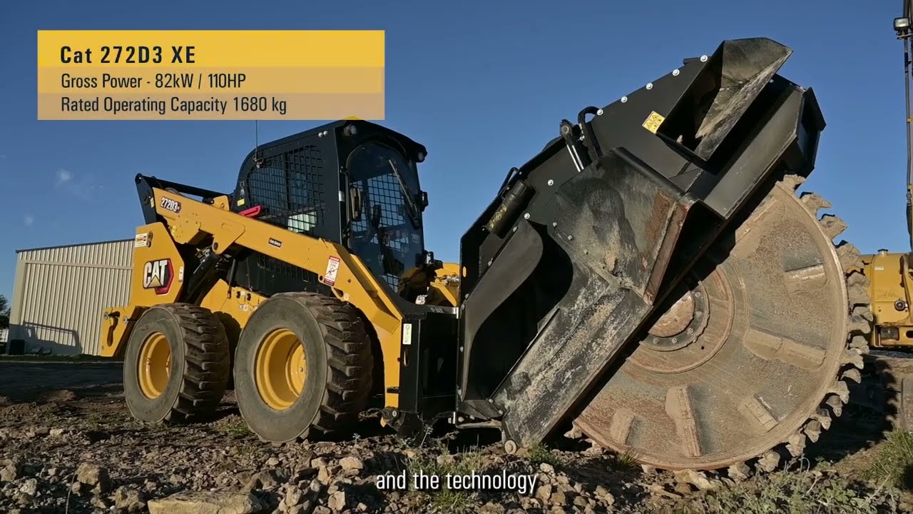 Cat® SW480 Wheel Saw and 272D3 XE Skid Steer Loader Customer Story